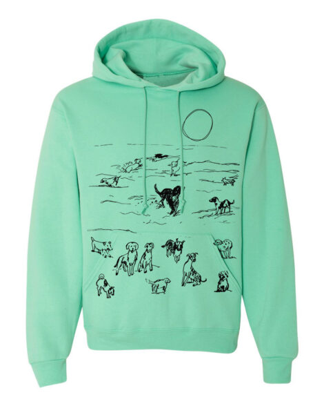 Classic Hoody Beach Dogs