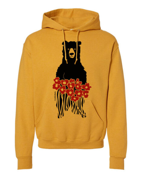 Classic Hoody Bear Flowers