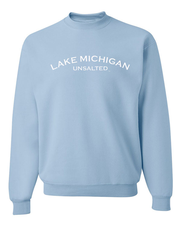 Crewneck Sweatshirt Lake Michigan Unsalted – Marushka