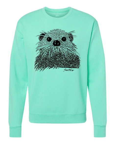 Crewneck Sweatshirt Sea Otter