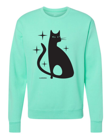 Crewneck Sweatshirt Mod Cat