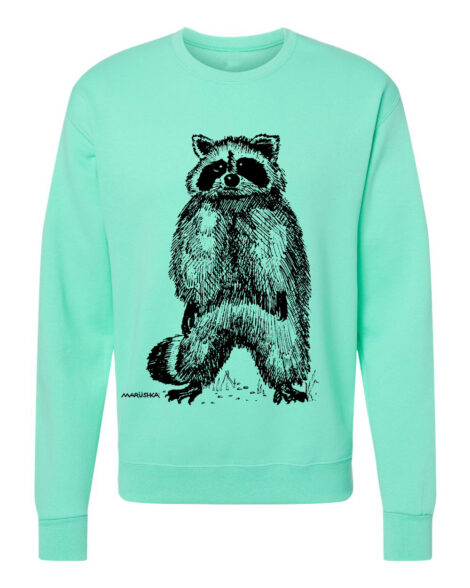 Crewneck Sweatshirt Raccoon