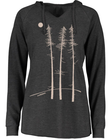 Notch Neck Hoody Twiggy