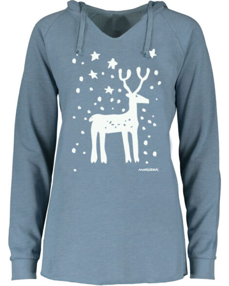 Notch Neck Hoody Reindeer