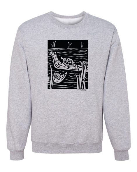 Crewneck Sweatshirt Turtle Log