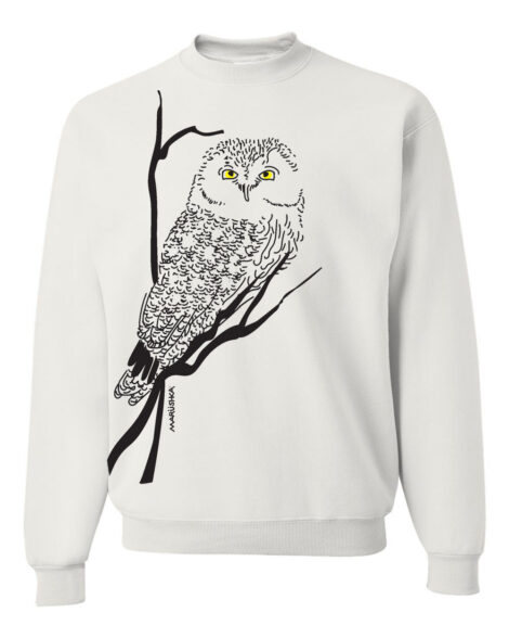 Crewneck Sweatshirt Owl Eyes