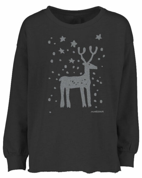 Drop Shoulder Crew Reindeer