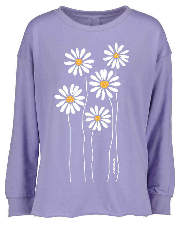Drop Shoulder Crew Daisies Marushka