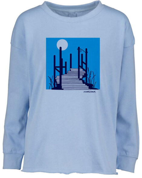 Drop Shoulder Crew Moon Dock