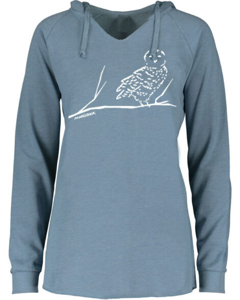 Notch Neck Hoody Snowy Owl