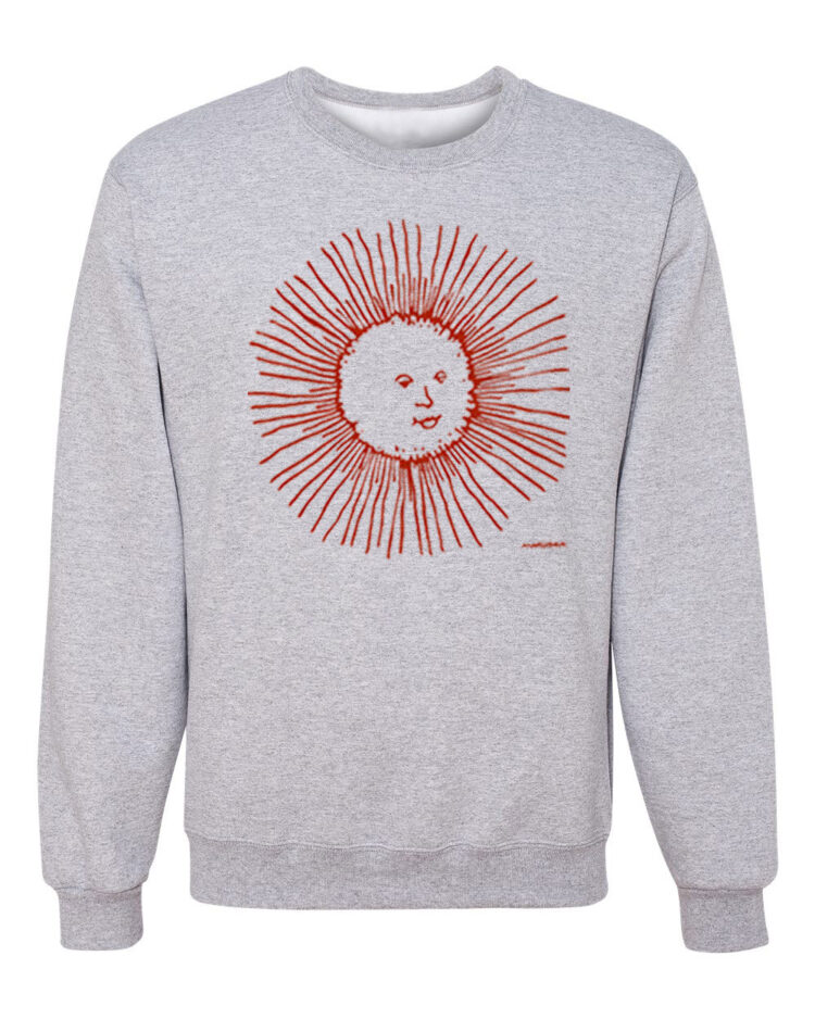 Crewneck Sweatshirt Sun Face – Marushka