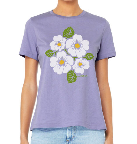 Relaxed Crewneck Wild Roses