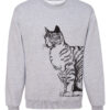 Crewneck Sweatshirt Cat Tail - Image 4