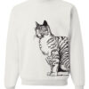 Crewneck Sweatshirt Cat Tail - Image 2