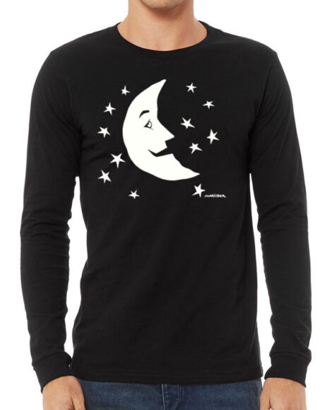 Long Sleeve T Moon Face