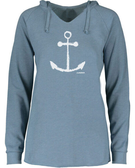 Notch Neck Hoody Anchor