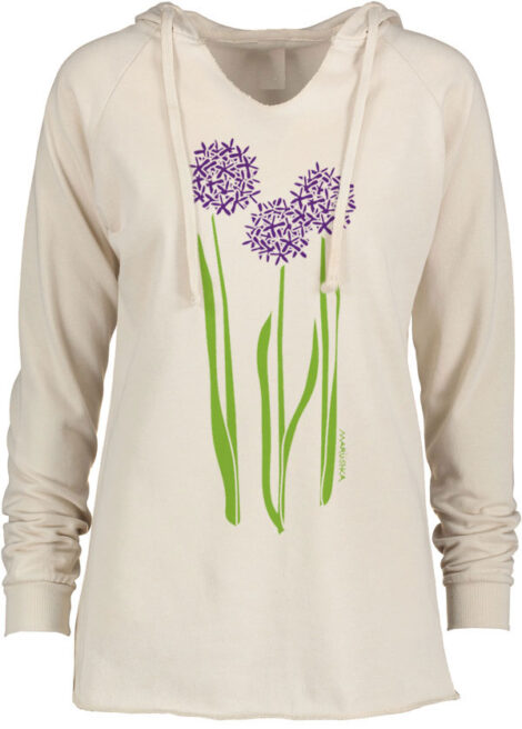 Notch Neck Hoody Allium