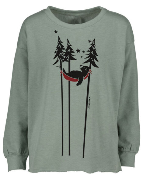 Drop Shoulder Crew Sleeping Bear