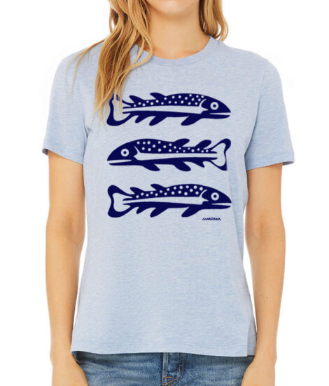 Relaxed Crewneck 3 Fish