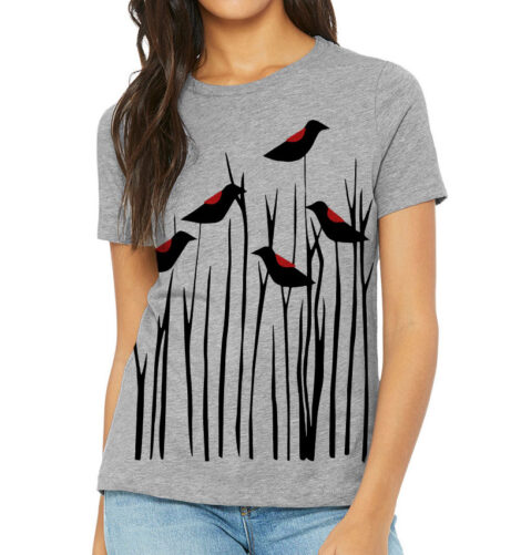 Relaxed Crewneck Redwing Blackbirds