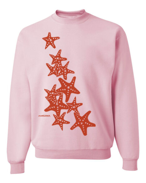 Crewneck Sweatshirt Starfish Trail