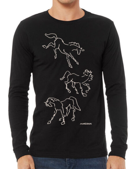 Long Sleeve T Wild Horses