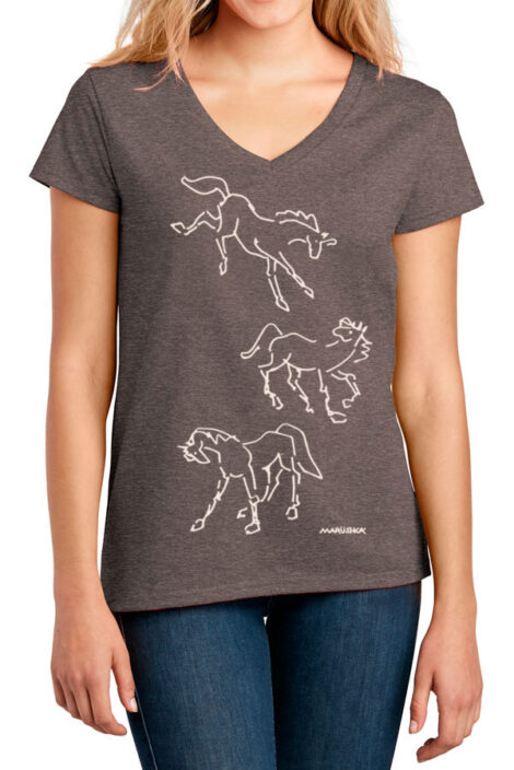 Relaxed Re-Tee Wild Horses