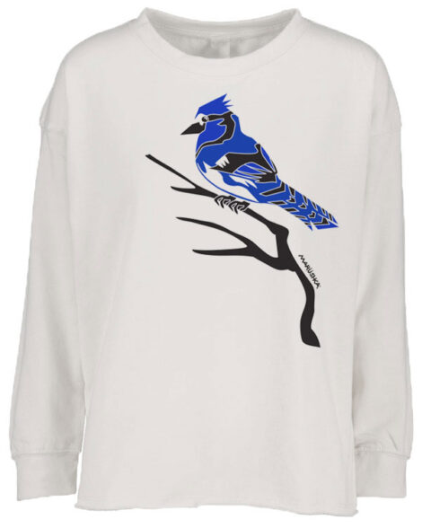 Drop Shoulder Crew Blue Jay