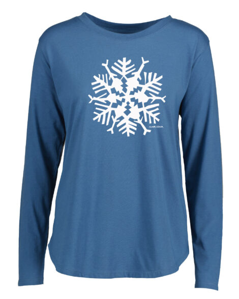 Hi-Lo Long Sleeve Snowflake