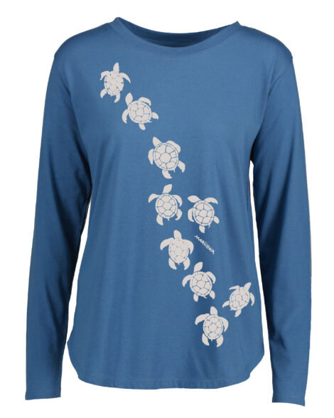 Hi-Lo Long Sleeve Sea Turtle March