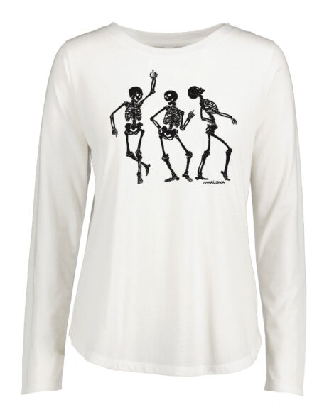 Hi-Lo Long Sleeve Skeletons