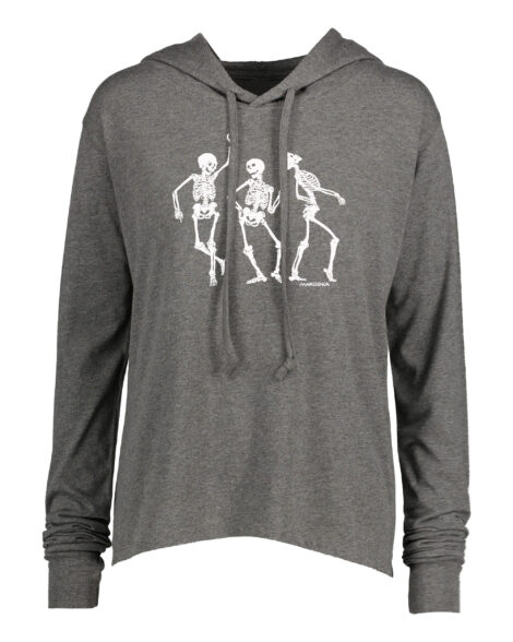 Long Sleeve Hooded T Skeletons