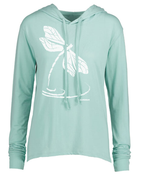 Long Sleeve Hooded T Dragonfly