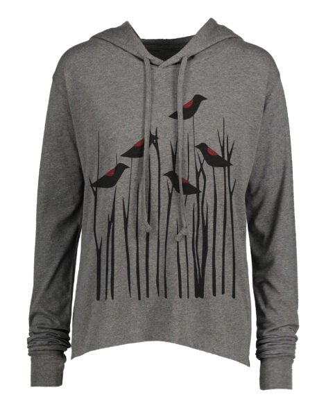 Long Sleeve Hooded T Redwing Blackbirds