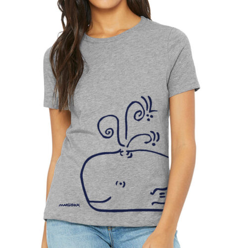 Relaxed Crewneck Happy Whale