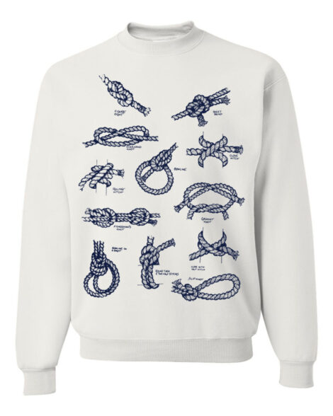 Crewneck Sweatshirt Nautical Knots