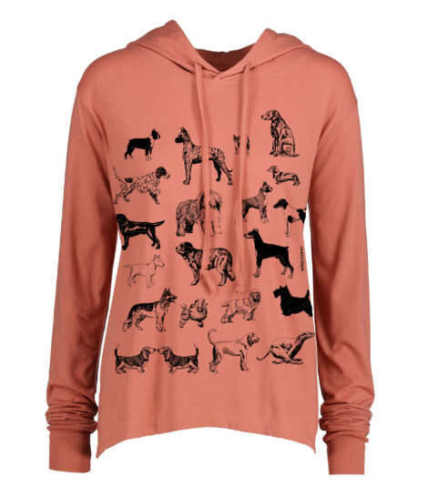 Long Sleeve Hooded T Dogs