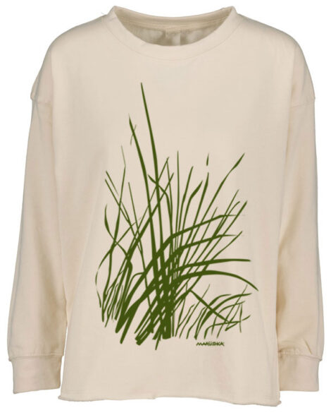 Drop Shoulder Crew Grass