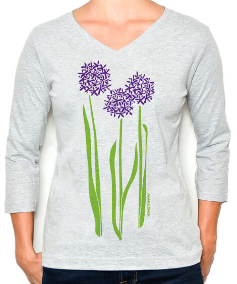 3/4 Sleeve Tee Allium