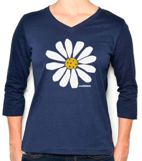 3/4 Sleeve Tee Big Daisy