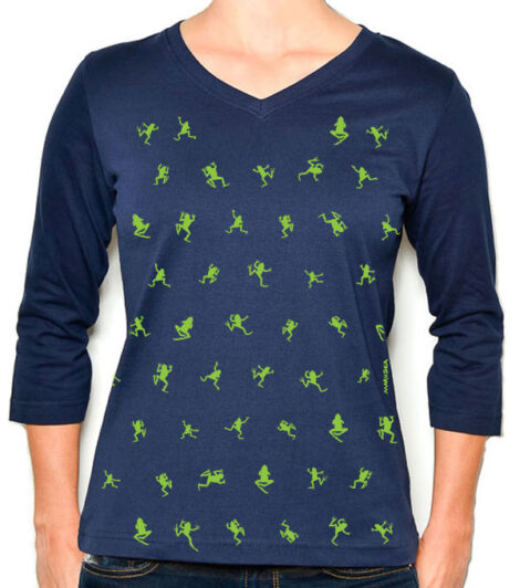 3/4 Sleeve Tee Frogs