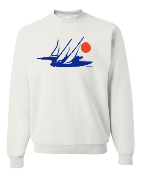 Crewneck Sweatshirt Boat Sun