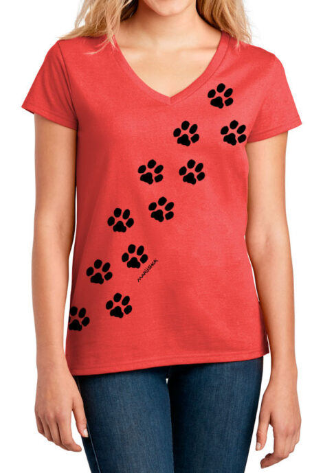 Relaxed Re-Tee Paw Prints