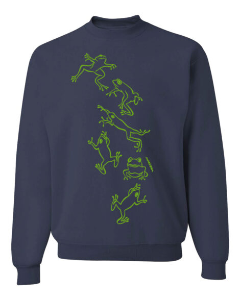 Crewneck Sweatshirt Frog Hop