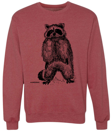 Crewneck Sweatshirt Raccoon