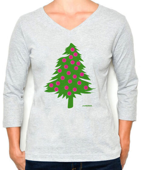 3/4 Sleeve Tee Tree Balls