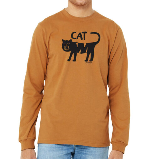 Long Sleeve T Folk Cat