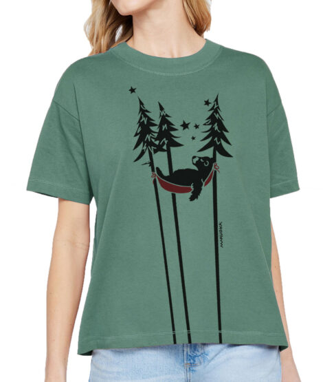 Boxy Crew T Sleeping Bear