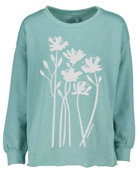 Drop Shoulder Crew Bloom
