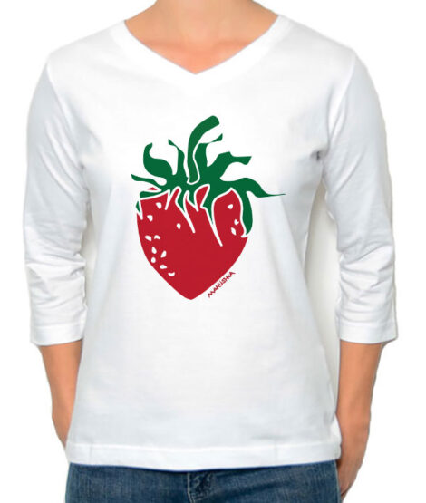 3/4 Sleeve Tee Strwberry